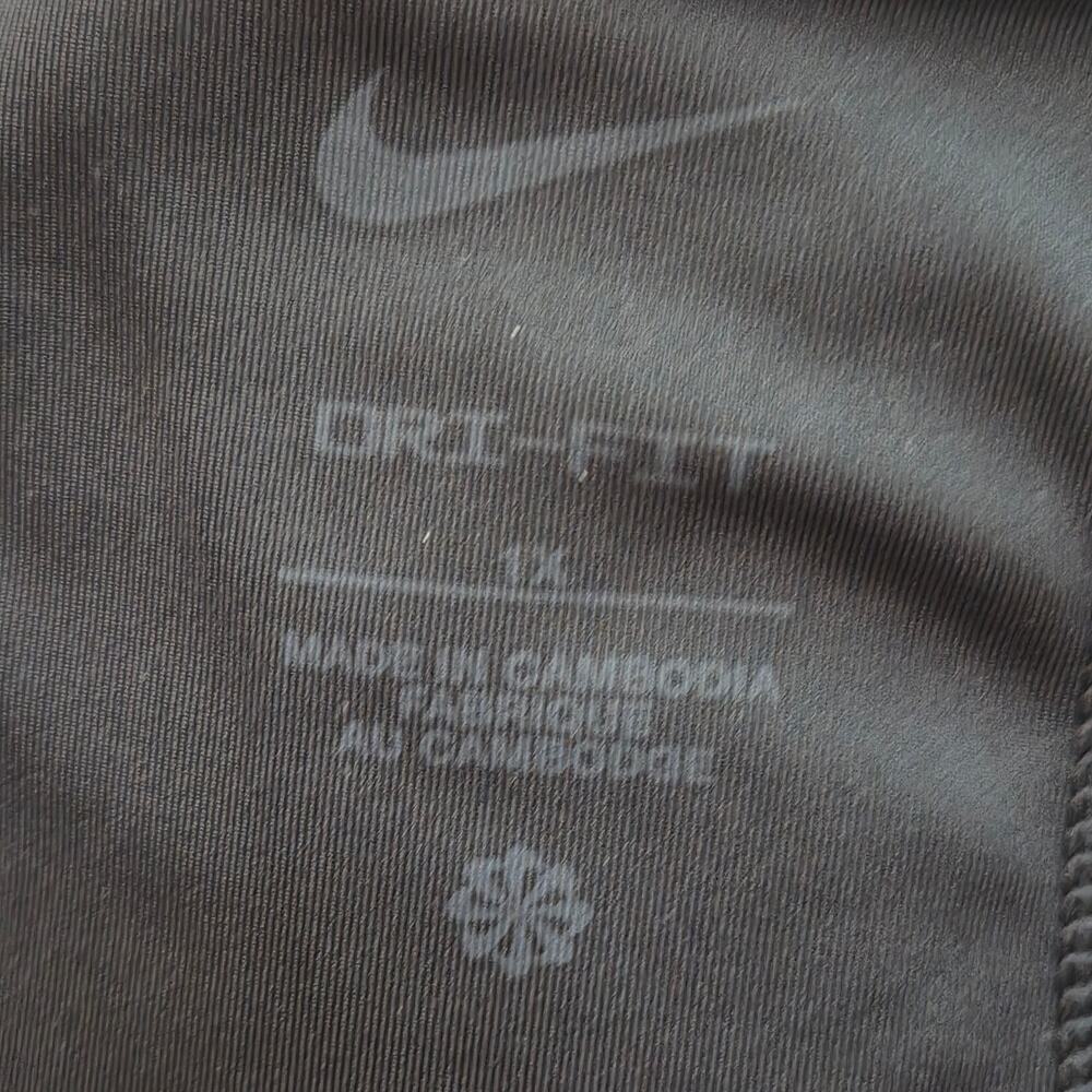 Nike Athletic Skirt or Skort Black Sz 1X Built in shorts Tennis, Golf 14" mini - Picture 3 of 9